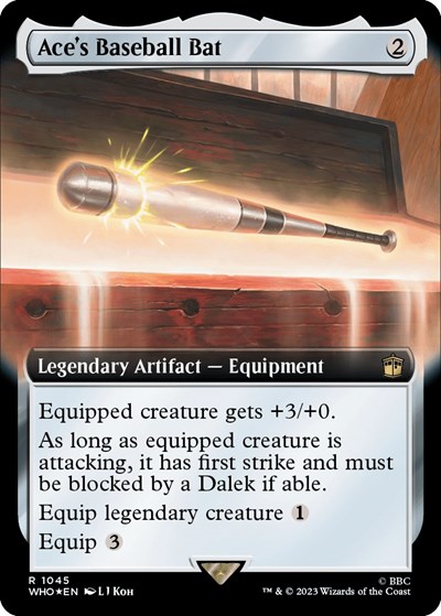 Ace's Baseball Bat (Extended Art) (Surge Foil)