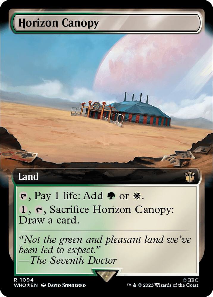 Horizon Canopy (Extended Art) (Surge Foil) - Universes Beyond