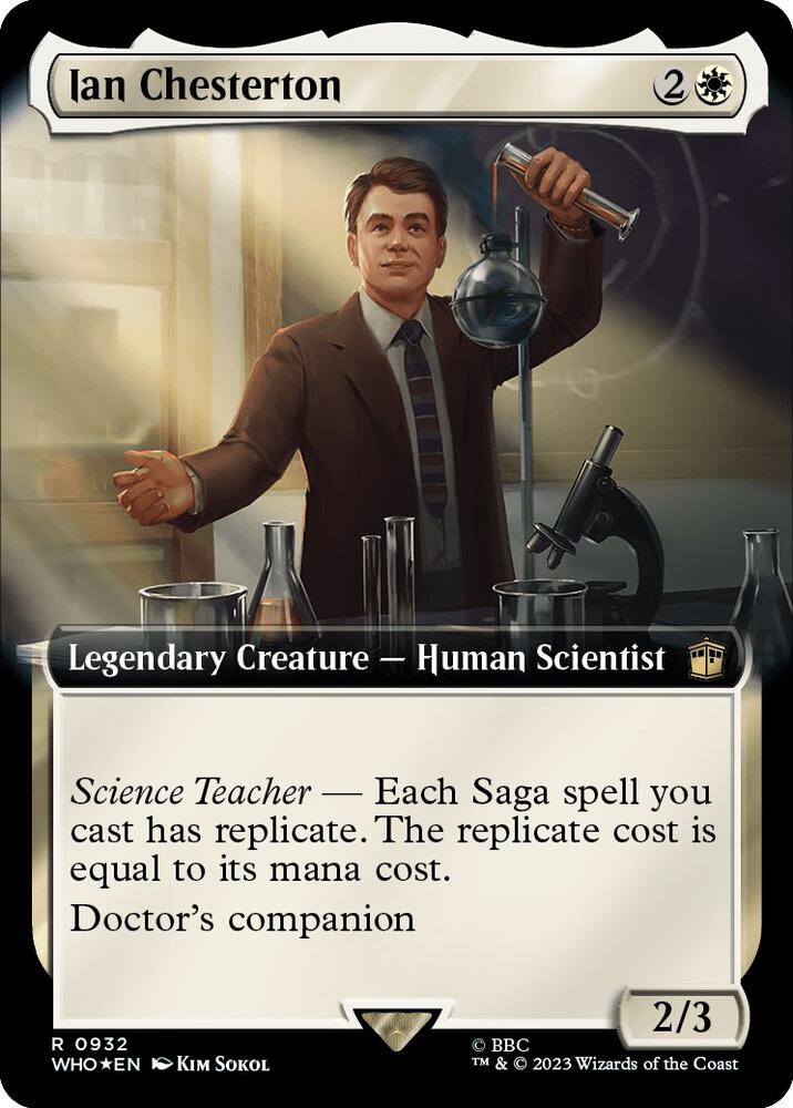 Ian Chesterton (Extended Art) (Surge Foil)