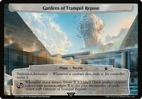 Gardens of Tranquil Repose #583 from Planechase: Universes Beyond: Doctor Who Pokemon card image