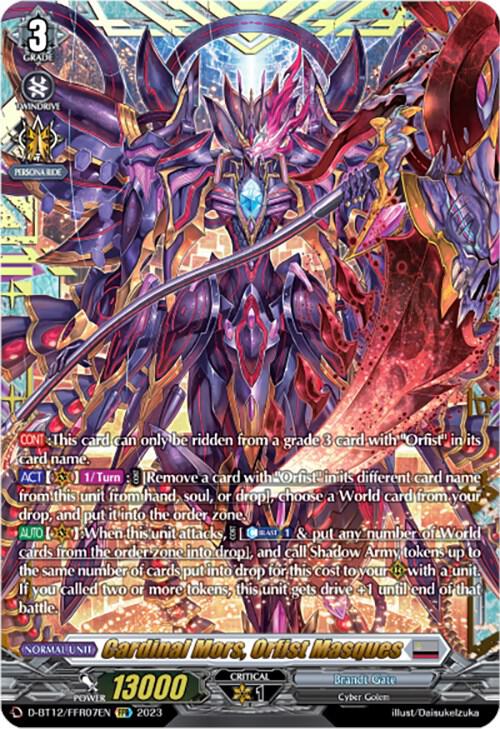 Cardinal Mors, Orfist Masques (FFR)