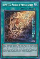wanted yugioh cards WANTED: Seeker Of Sinful Spoils AGOV-EN054 – Aus Ygo Single Cards Yugioh Wanted: Seeker of Sinful