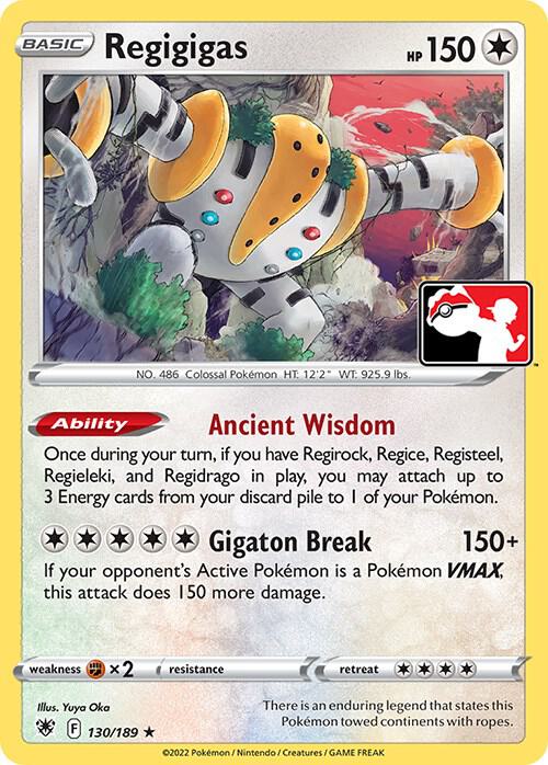 Regigigas 130/189 from Prize Pack Series Cards