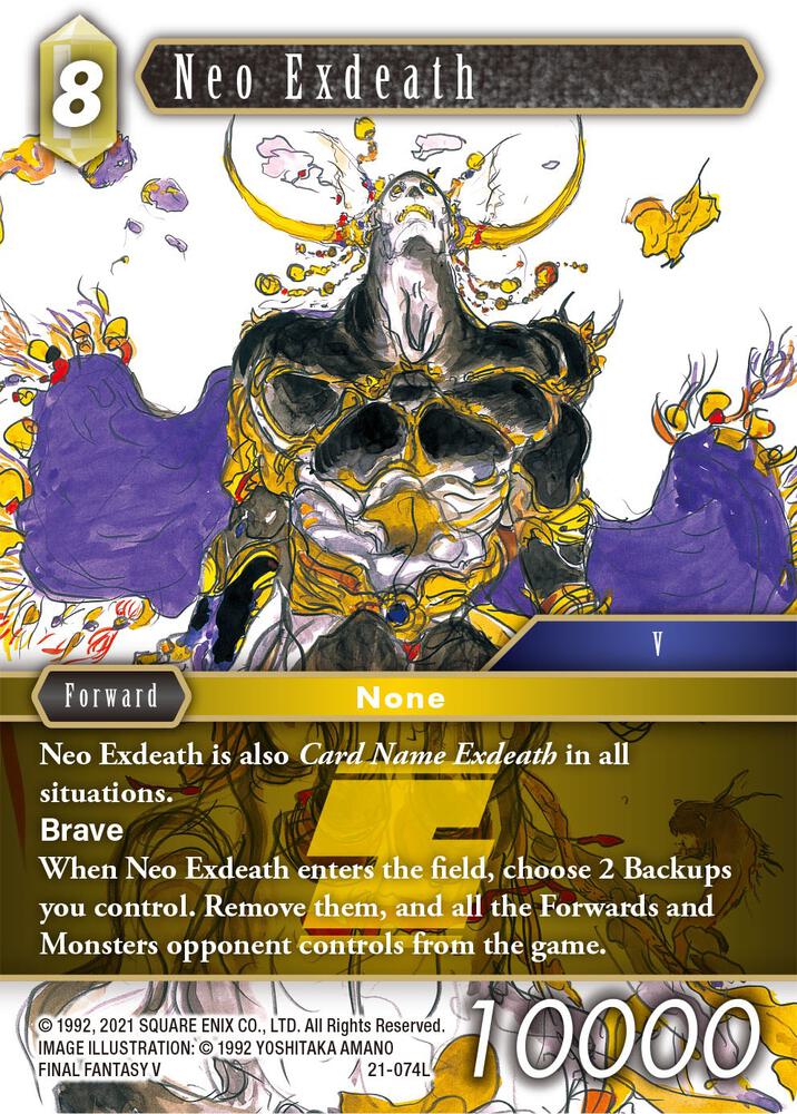 Neo Exdeath - Beyond Destiny - Final Fantasy TCG - TCGplayer.com