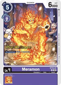 Meramon (Starter Deck 16: Wolf of Friendship Pre-Release Cards)