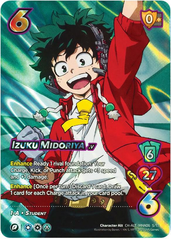 ヒーローズカード Izuku Midoriya - 5/17 - UniVersus: My Hero Academia: Jet Burn