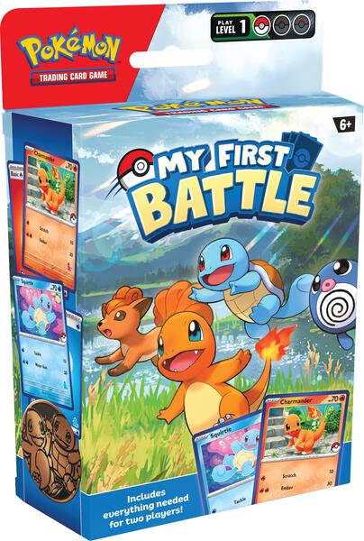 pokemon card my first battle Pokémon TCG: My First Battle (Charmander & Squirtle) main image 0