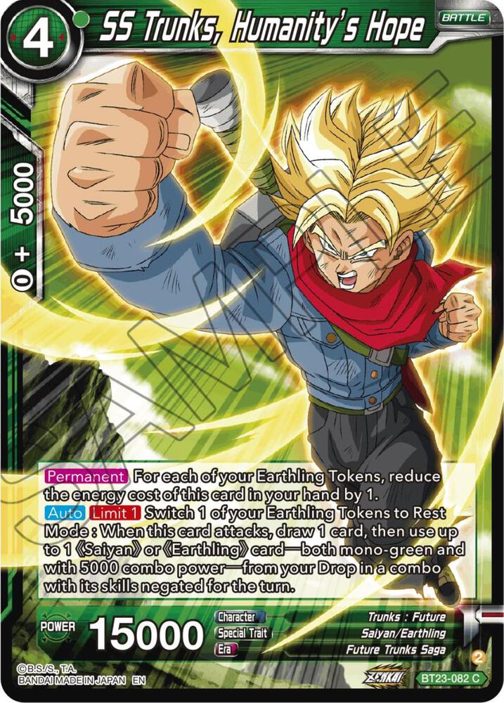 SS Trunks, Humanity's Hope Perfect Combination Dragon Ball Super