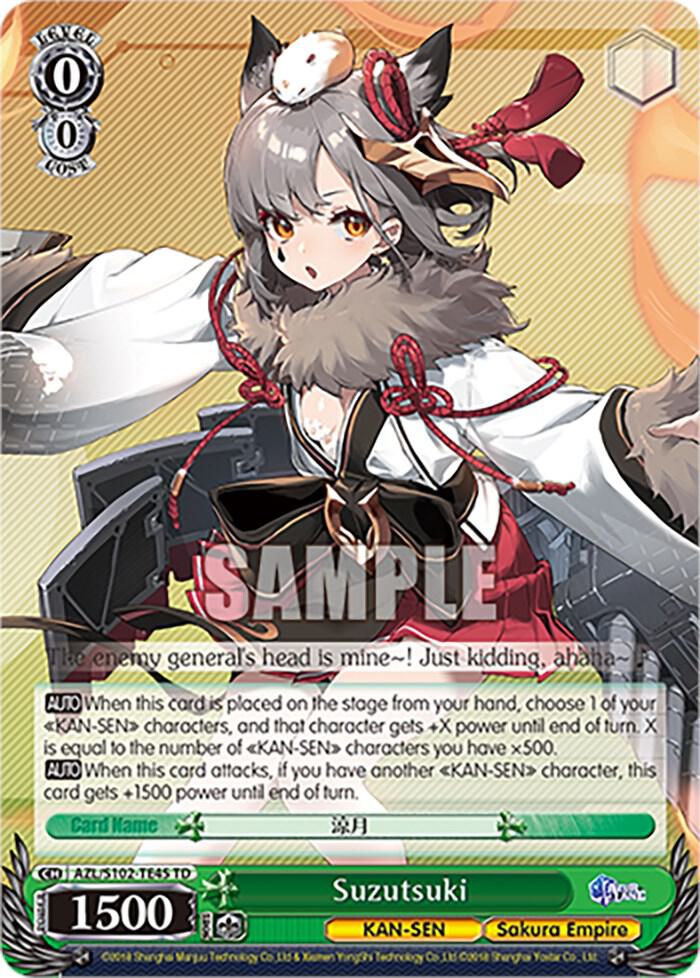 Suzutsuki - Azur Lane - Weiss Schwarz - TCGplayer.com