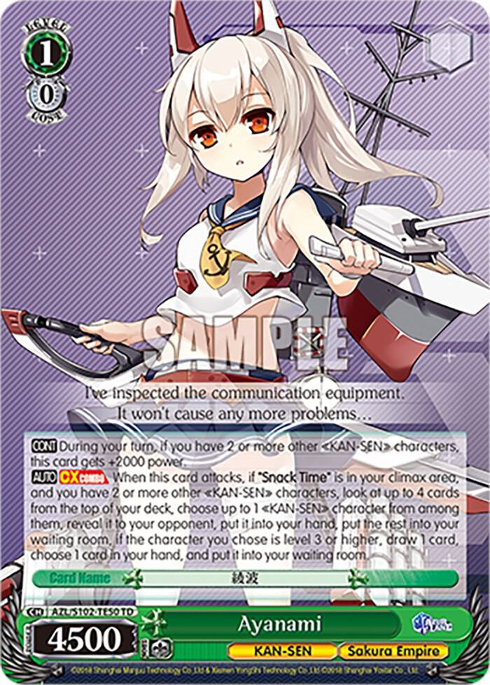 Ayanami - Azur Lane - Weiss Schwarz - TCGplayer.com