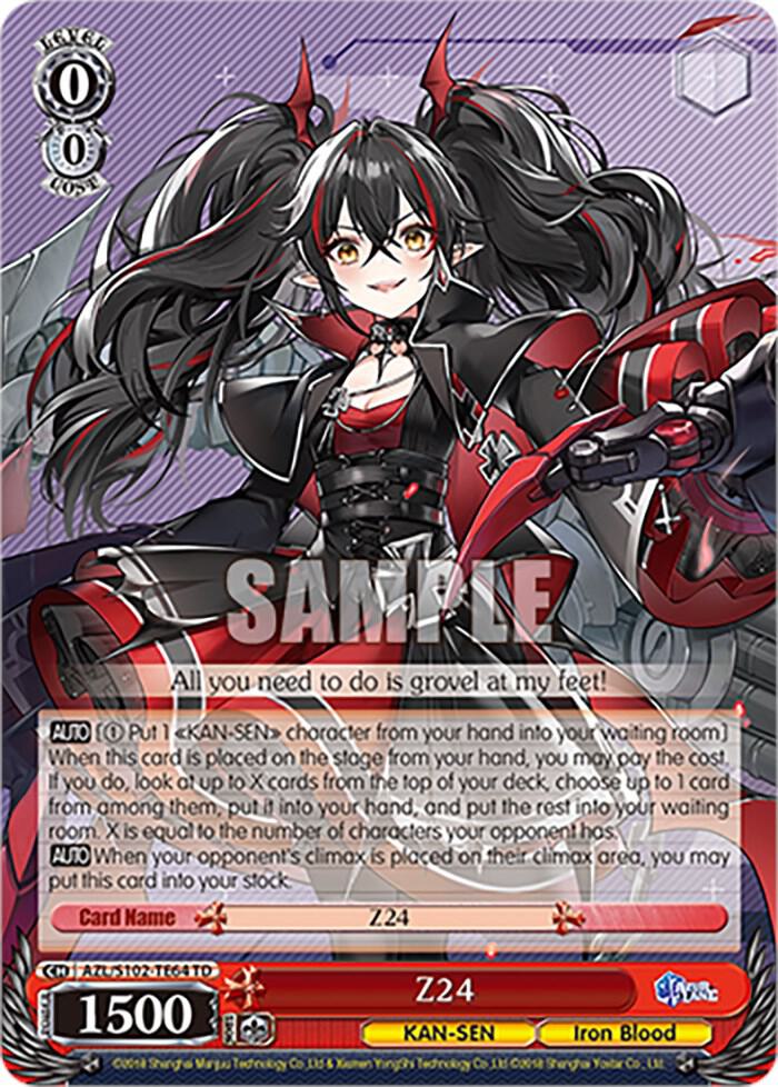 Z24 - Azur Lane - Weiss Schwarz - TCGplayer.com