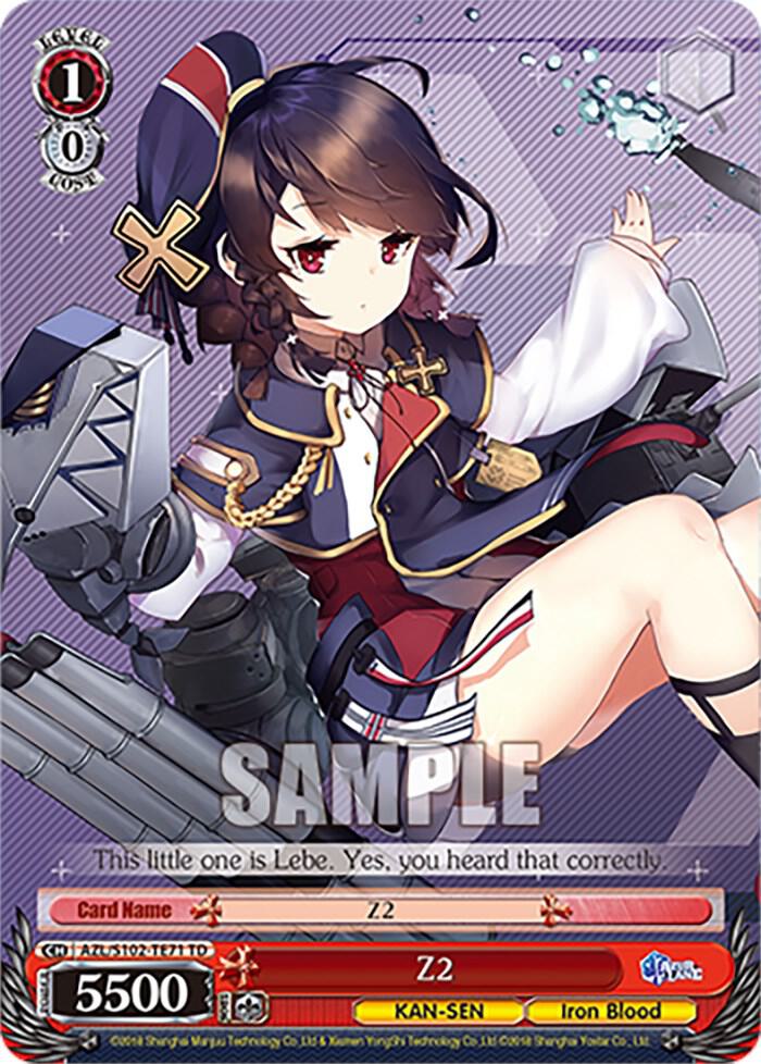 Z2 - Azur Lane - Weiss Schwarz - TCGplayer.com
