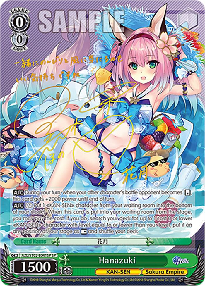 Hanazuki (SP) (Gold Signature) - Azur Lane - Weiss Schwarz