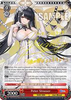 Peter Strasser (SP) (Gold Signature) - Azur Lane - Weiss Schwarz