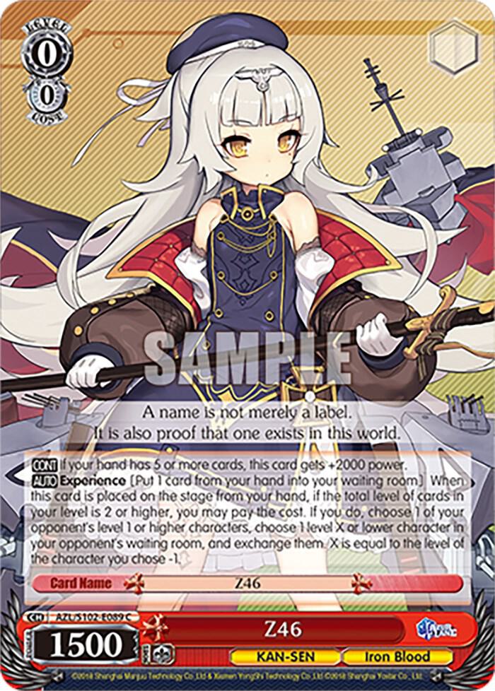 Z46 - Azur Lane - Weiss Schwarz - TCGplayer.com
