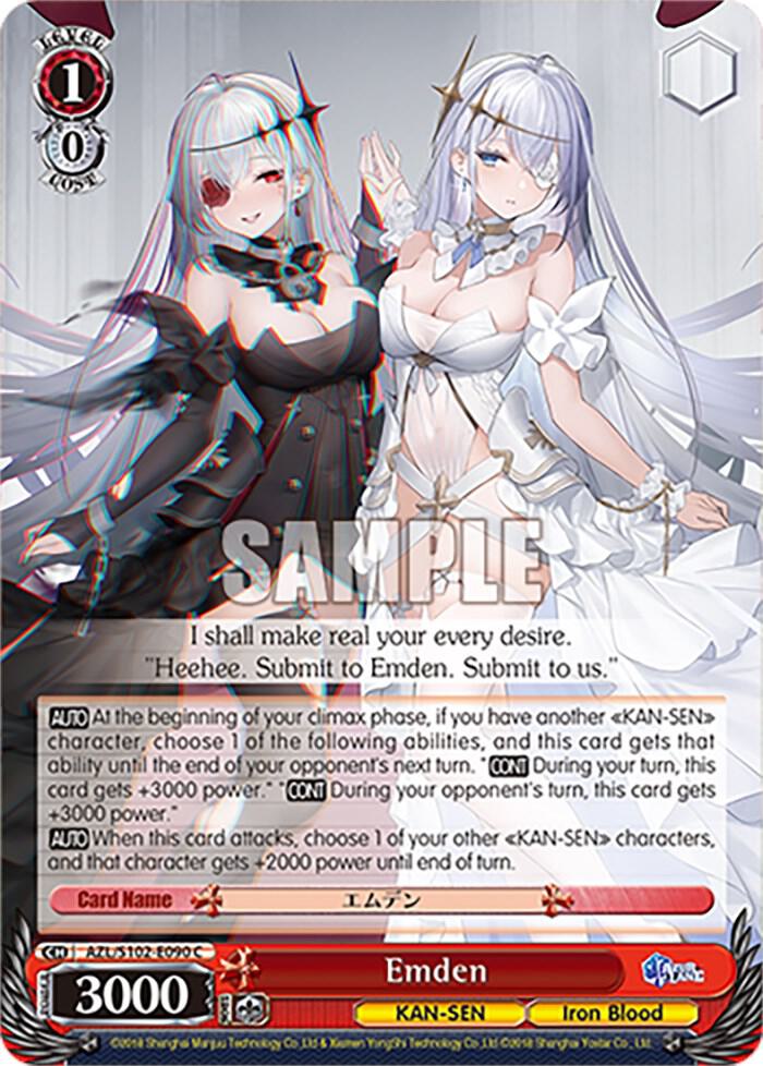 アズールレーンカードゲームTCG L BP06 エムデン Emden - Azur Lane - Weiss Schwarz - TCGplayer.com