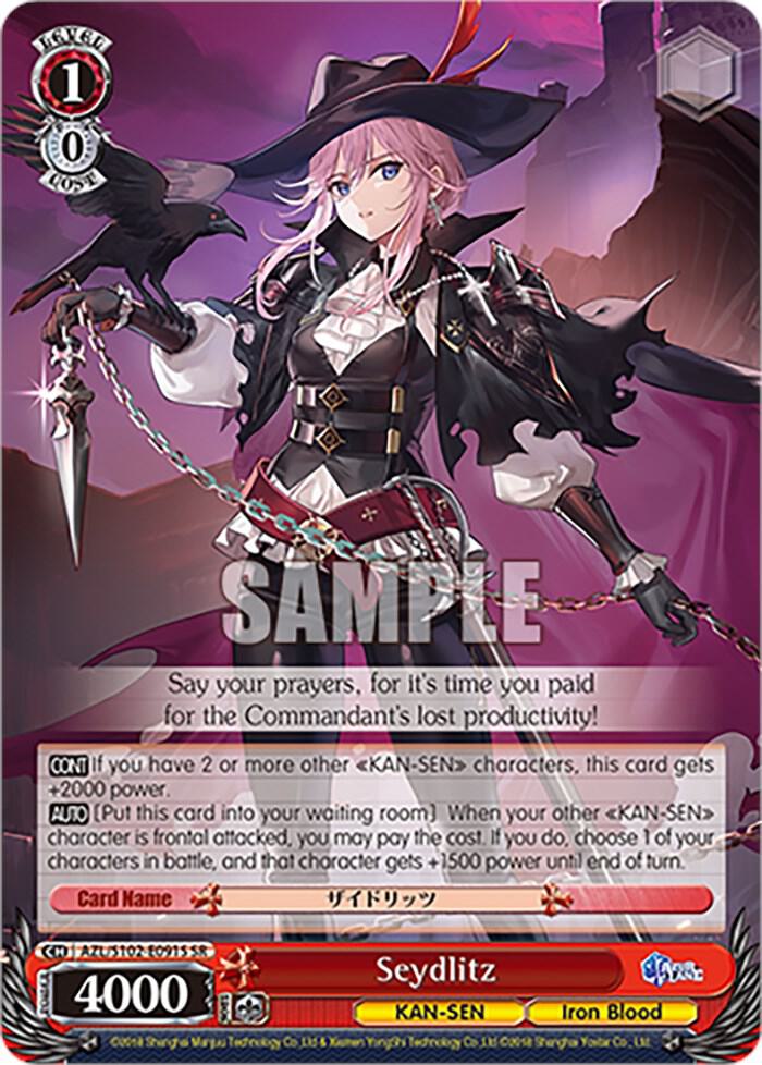 Seydlitz (SR) - Azur Lane - Weiss Schwarz - TCGplayer.com