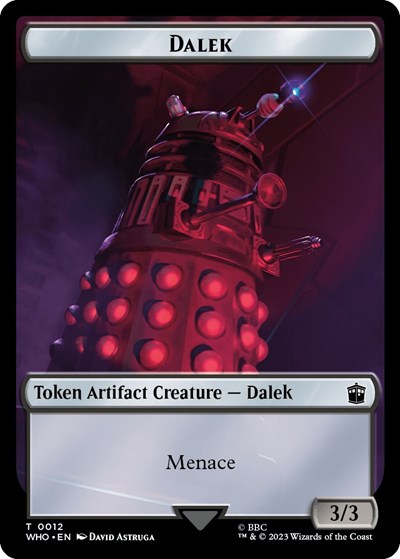 Dalek // Alien Insect Double-Sided Token