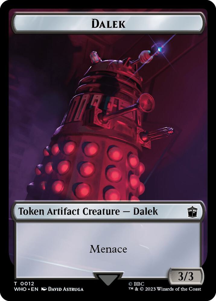 Dalek // Alien Insect Double-Sided Token