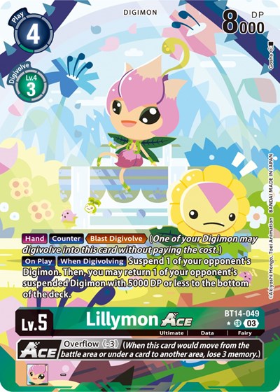 Lillymon ACE (English Exclusive Alternate Art) Blast Ace card price