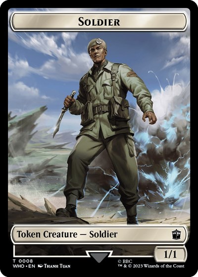 Soldier // Beast Double-Sided Token