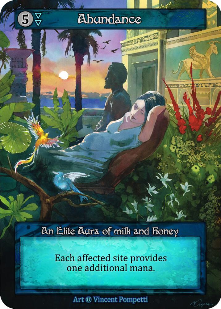Abundance — Alpha card