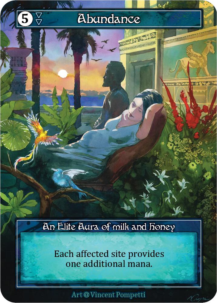 Abundance (Foil) - Alpha - Sorcery: Contested Realm - TCGplayer.com