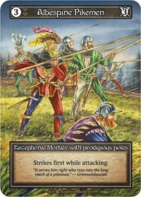 Albespine Pikemen (Foil)