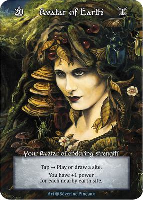 Avatar of Earth — Alpha card