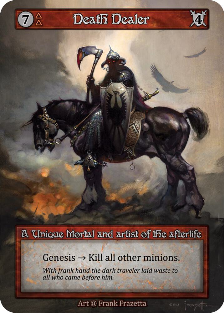 Sorcery TCG Death Dealer β foil Sorcery Contested Realm SCR TCG Beta Foil Death Dealer | eBay