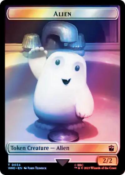 Alien // Clue (0053) Double-Sided Token (Surge Foil)