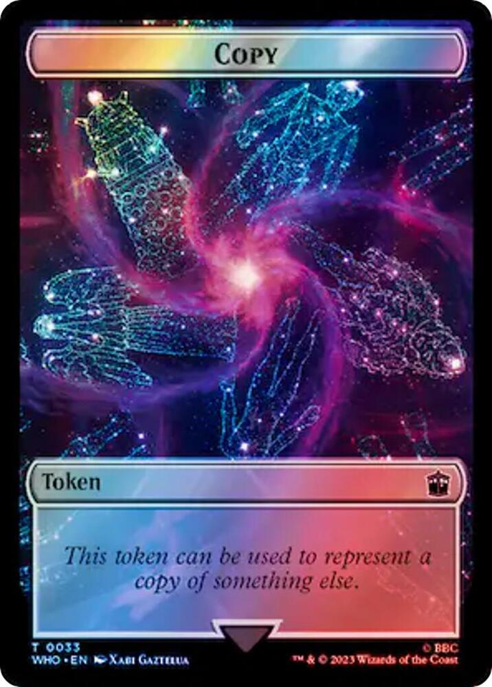 Copy // Clue (0055) Double-Sided Token (Surge Foil)