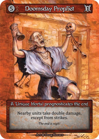 Doomsday Prophet (Preconstructed Deck) Alpha Unique Sorcery card — value and price