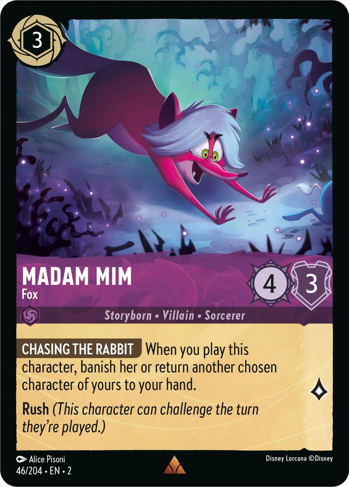 Madam Mim - Fox - Rise of the Floodborn - Disney Lorcana