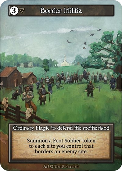 Border Militia (Foil) Alpha card price