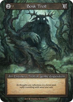 Bosk Troll — Alpha card