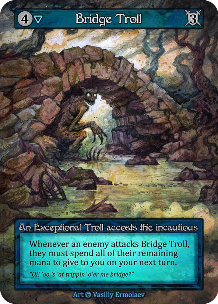 Bridge Troll - Alpha - Sorcery: Contested Realm