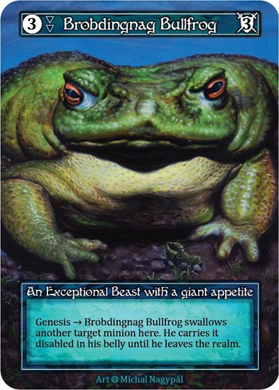 Brobdingnag Bullfrog (Foil) Alpha card price