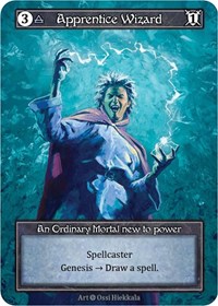 Apprentice Wizard (Foil) - Alpha - Sorcery: Contested Realm card
