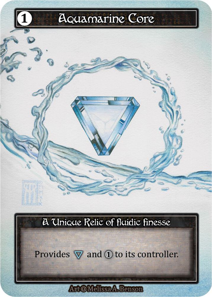 Aquamarine Core (Foil) - Alpha - Sorcery: Contested Realm