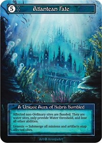 Atlantean Fate (Foil) - Alpha - Sorcery: Contested Realm card