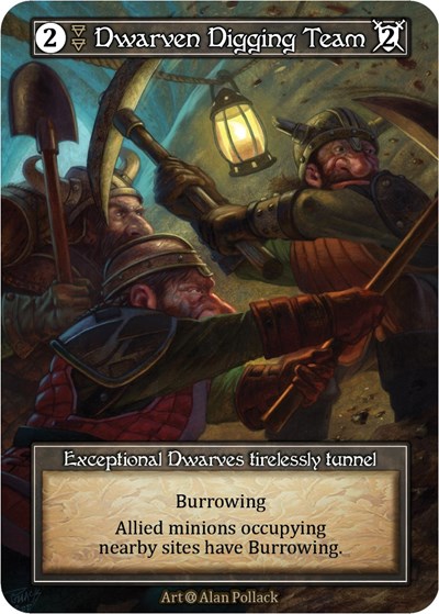Dwarven Digging Team (Foil) Alpha card price