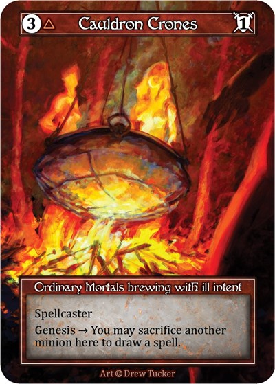 Cauldron Crones (Foil) Alpha card price