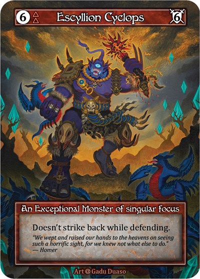 Escyllion Cyclops (Foil) Alpha card price