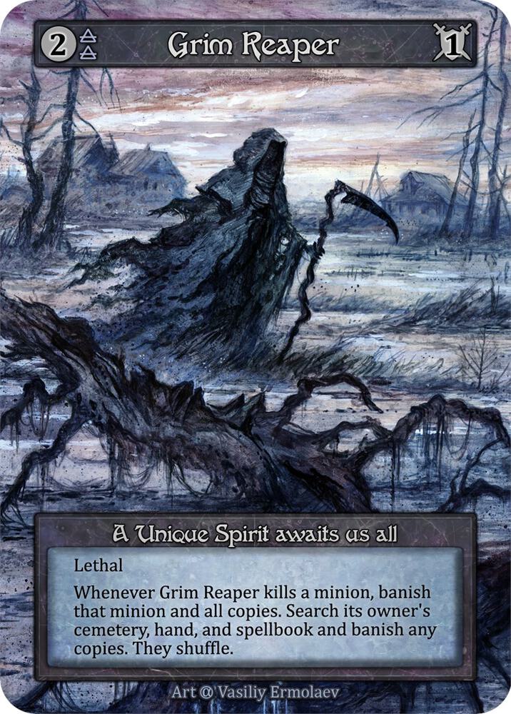 Grim Reaper — Alpha card