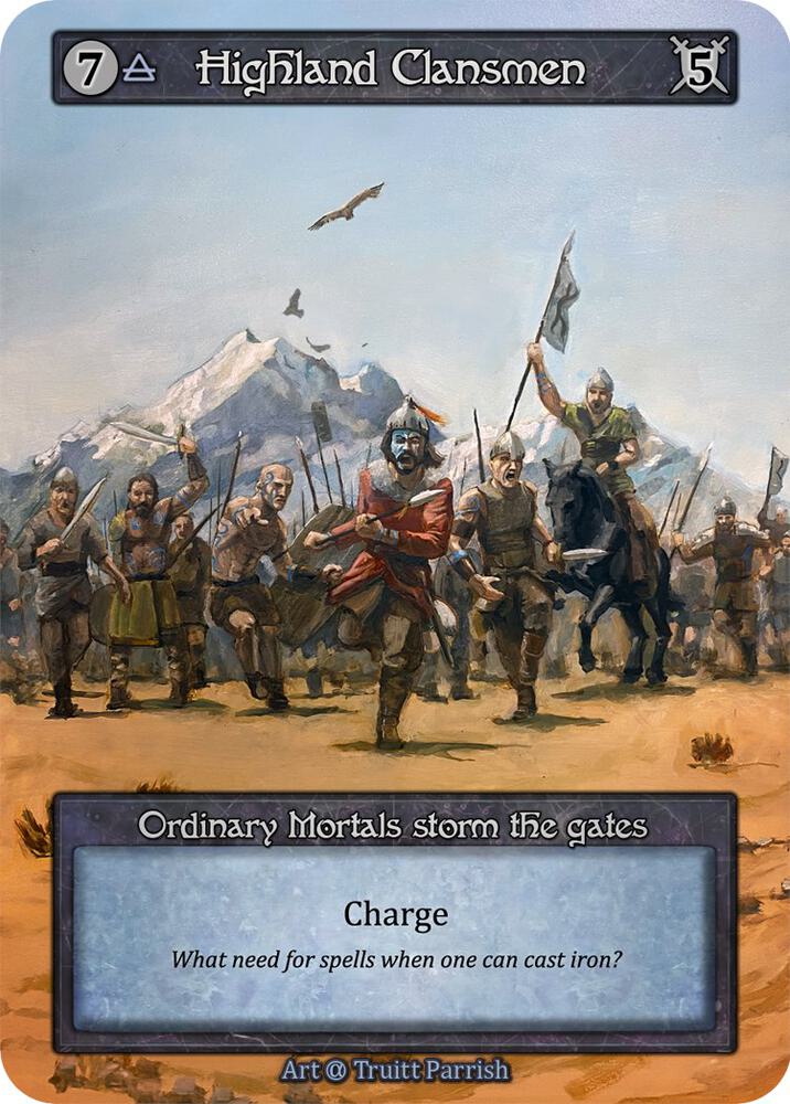 Highland Clansmen — Alpha card