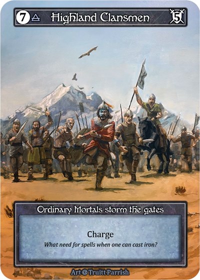 Highland Clansmen (Foil) Alpha card price