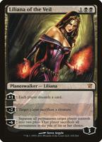 ヴェールのリリアナ　mtg英語 高速配送 クーポン対象外】 EX]ヴェールのリリアナ/Liliana of
