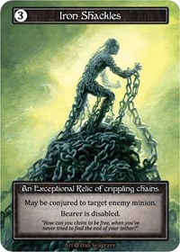 Iron Shackles (Foil) - Alpha - Sorcery: Contested Realm card
