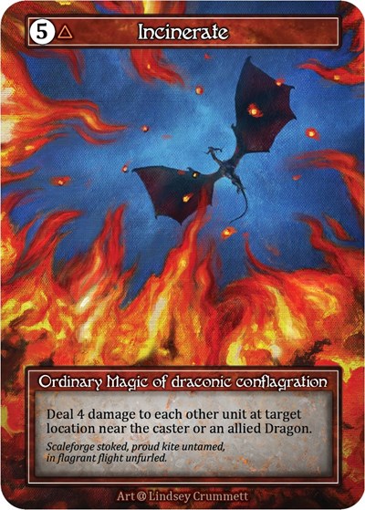 Incinerate (Foil) Alpha card price